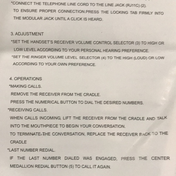 ANTIQUE  (REPLICA) DESK PHONE ELECTRIC W/ORIGINAL BOX & MANUAL (Christmas gift) - Picture 11 of 13